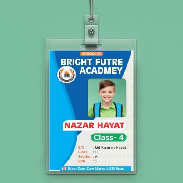 Latest School Identity Card Design CDR File Download