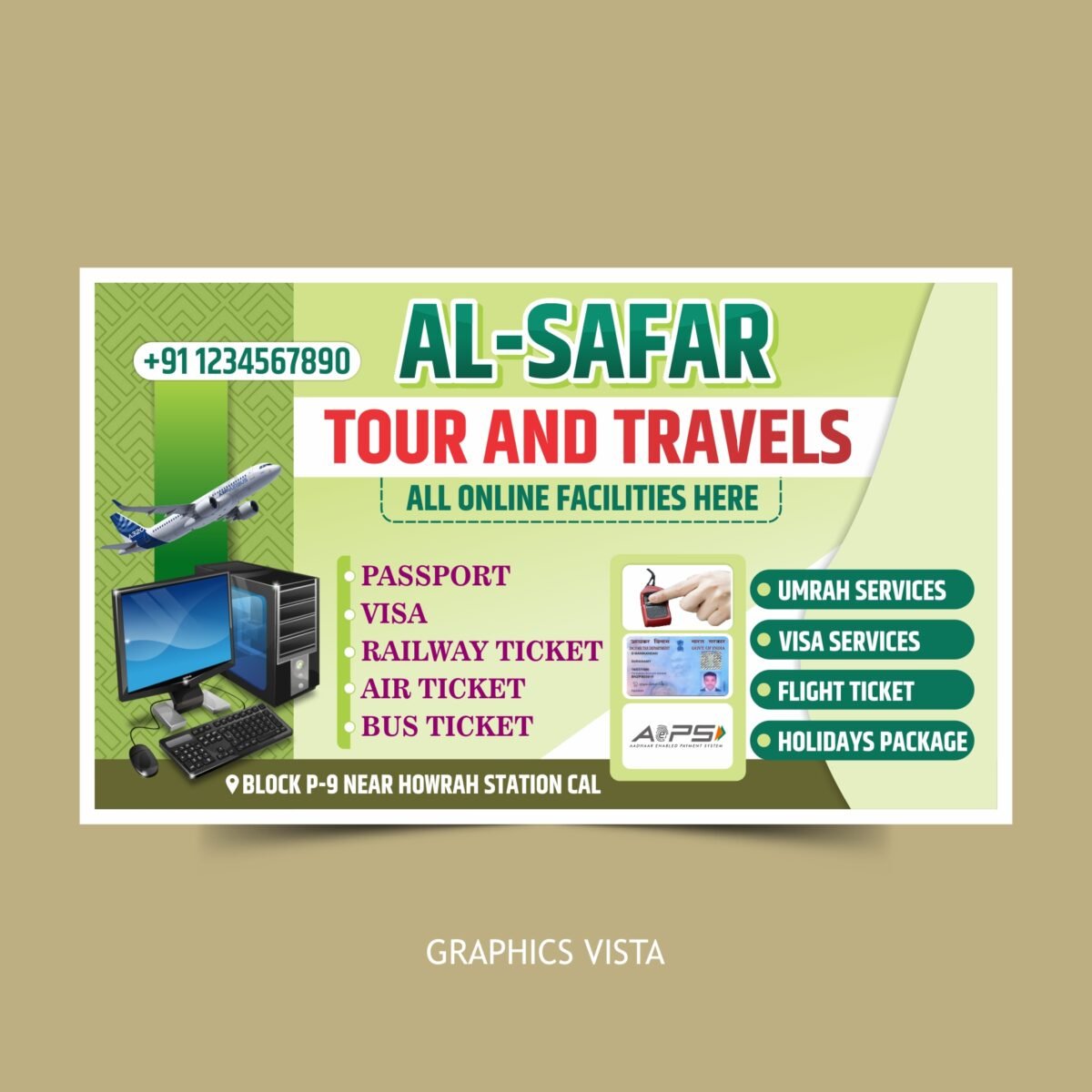 Grabbing Best Tour and Travels Shop Banner Design CDR File