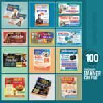 100 Premium Banner Design Package CDR File Download - Graphics Vista