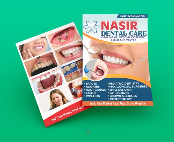 Dental Clinic Template PSD CDR File Download