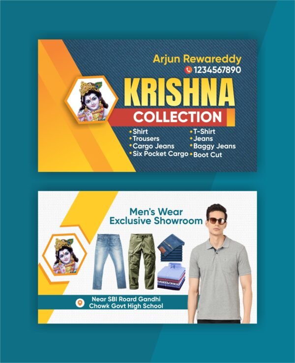 Cloth Shop Visiting Card Design Template CDR Download