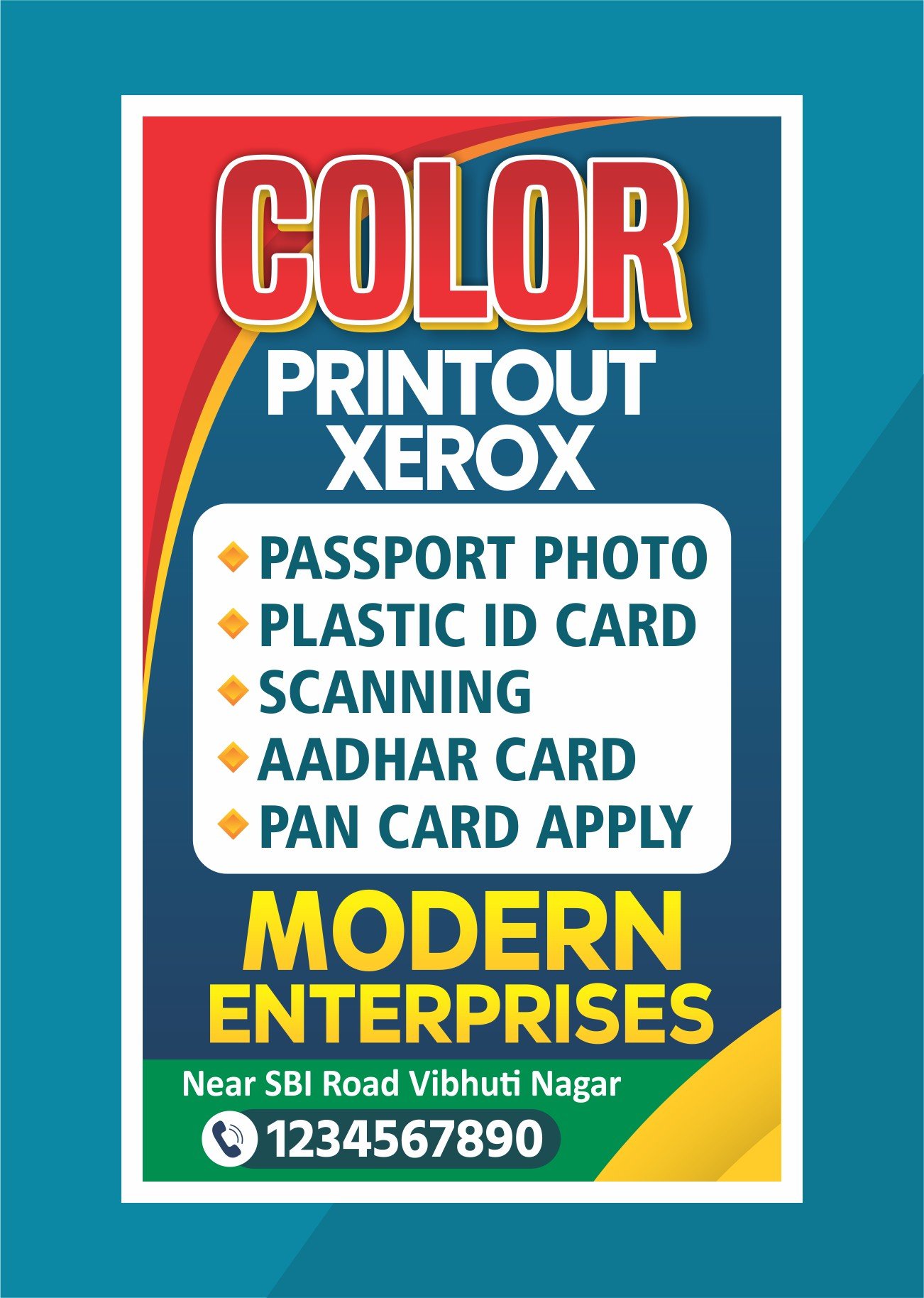 Mobile Shop Xerox Banner Standee CDR File Download Mobile Shop Xerox Banner Standee CDR File Download